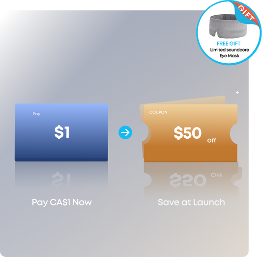 Anker soundcore Sleep Earbuds 4 Early Bird Coupon: Pay CA$1, Get CA$50 Off