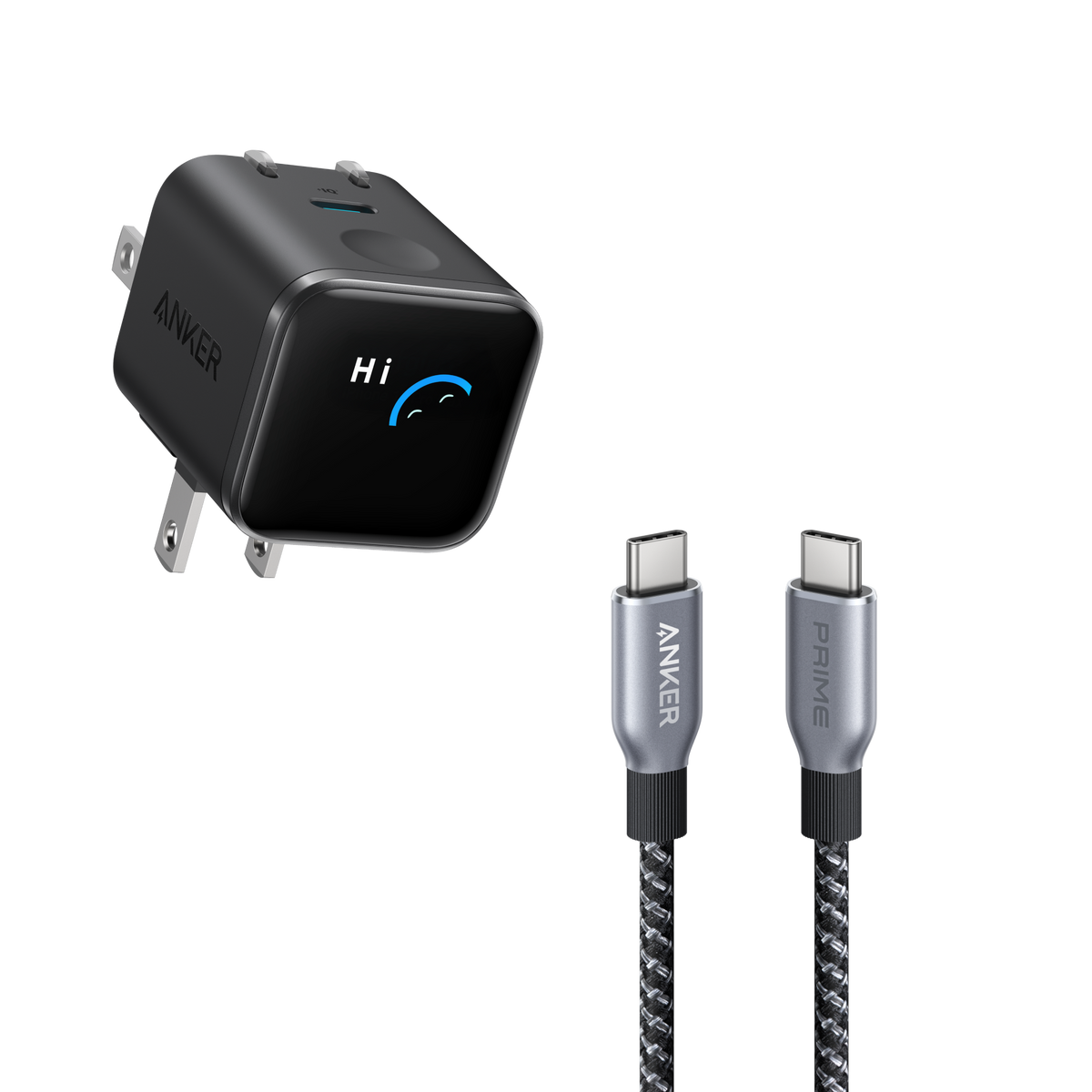 Anker Nano 45W Charger and 240W USB-C Cables