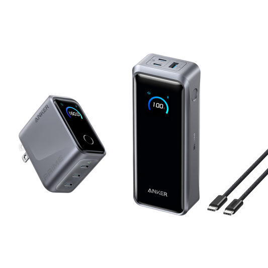 Anker Prime 26K Power Bank and 160W 3-Port Charger