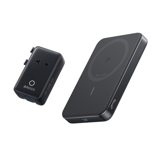 Anker MagGo 10K Power Bank and 5-in-1 20W Travel Adapter