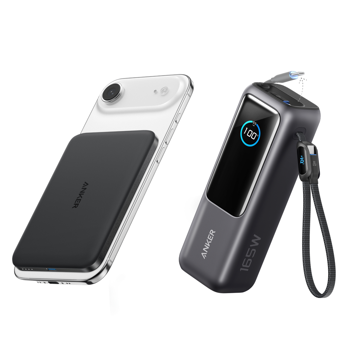 Anker 25K 165W Power Bank and Anker Nano 5K Power Bank