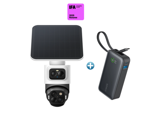 Add-On Bundle eufyCam S4+Anker Nano Power Bank (30W, Built-In USB-C Cable)