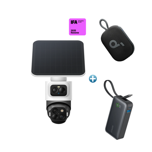 Add-On Bundle eufyCam S4+ Select 4 Go Ultra Bluetooth Speaker+ Anker Nano Power Bank (30W, Built-In USB-C Cable)