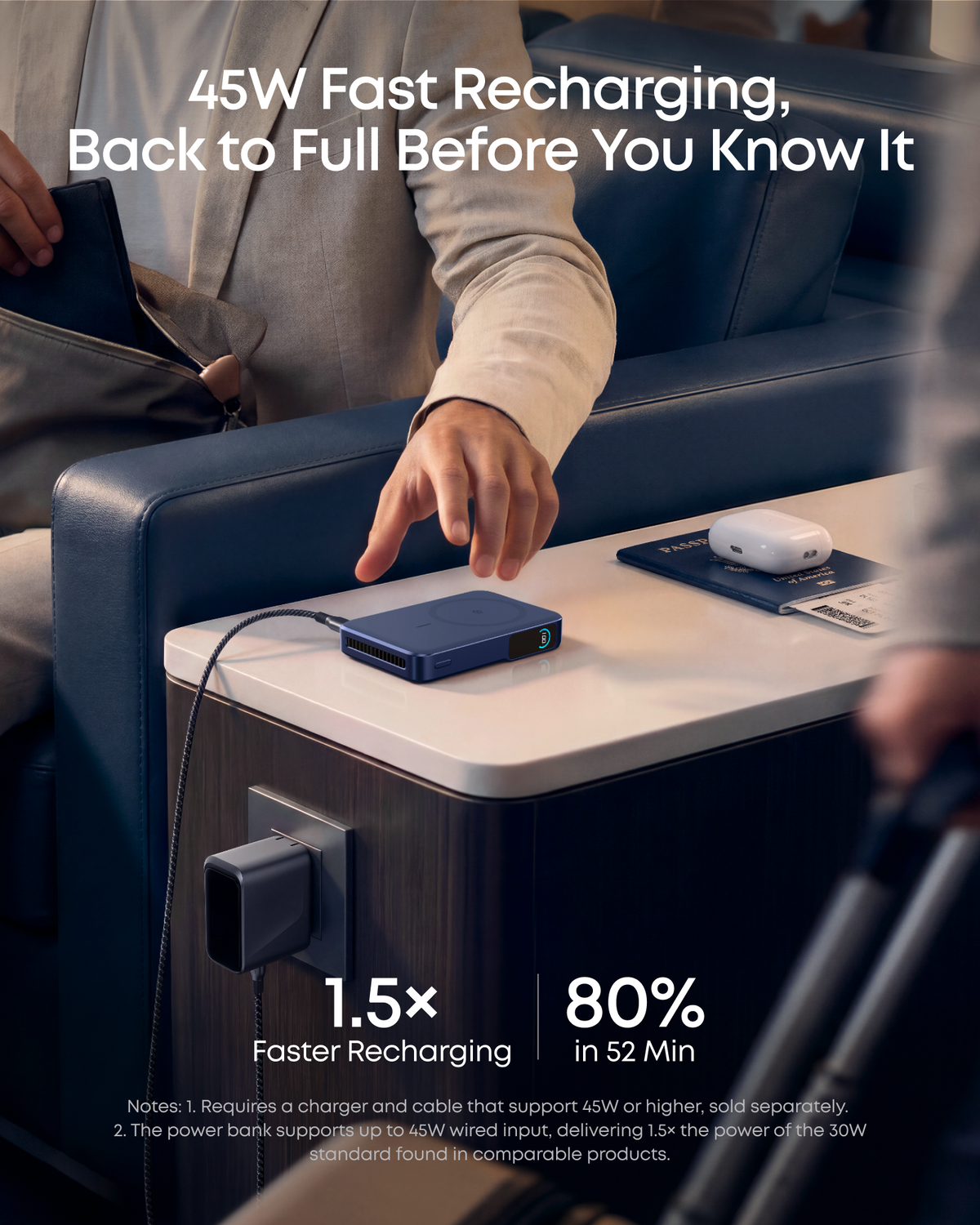 Anker MagGo 2 Pro Magnetic Power Bank (10K, Qi2 25W, 2 pack)