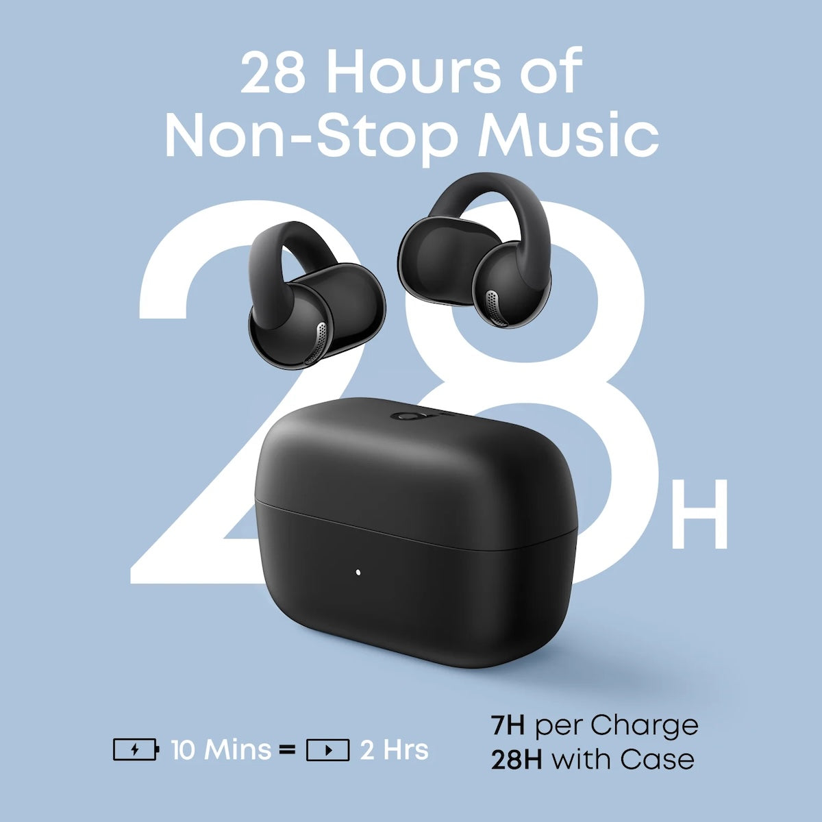 C50i | Comfortable Clip on Earbuds with Powerful Bass