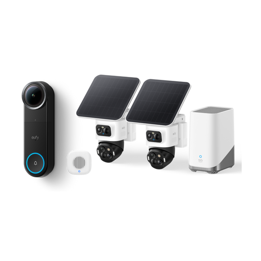 eufyCam S4 2-Cam Kit + eufy Video Doorbell S4 with Chime