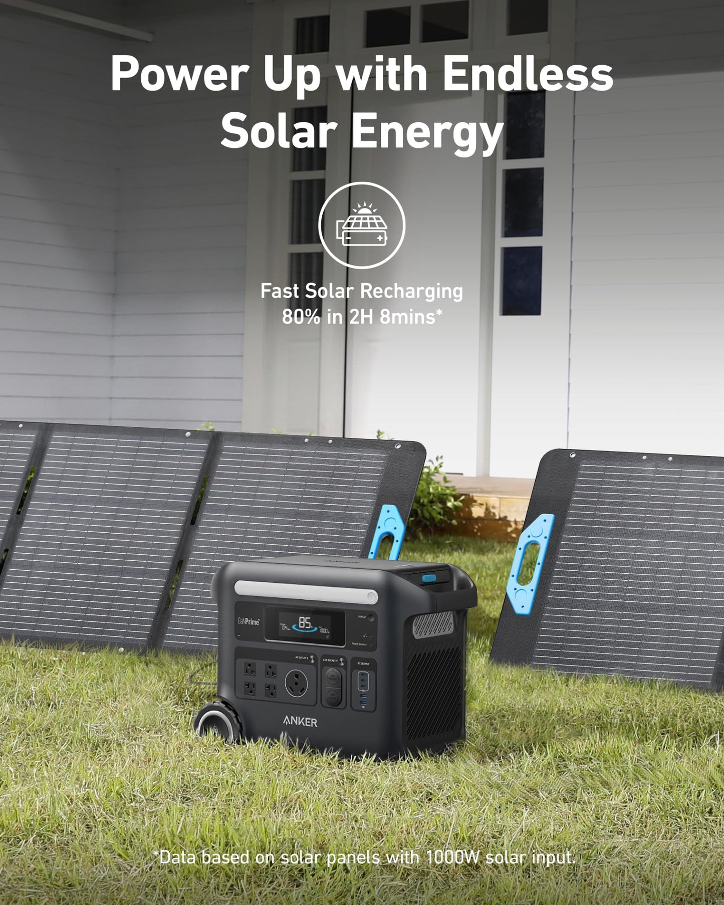 Anker SOLIX F2600 Portable Power Station - 2560Wh｜2400W