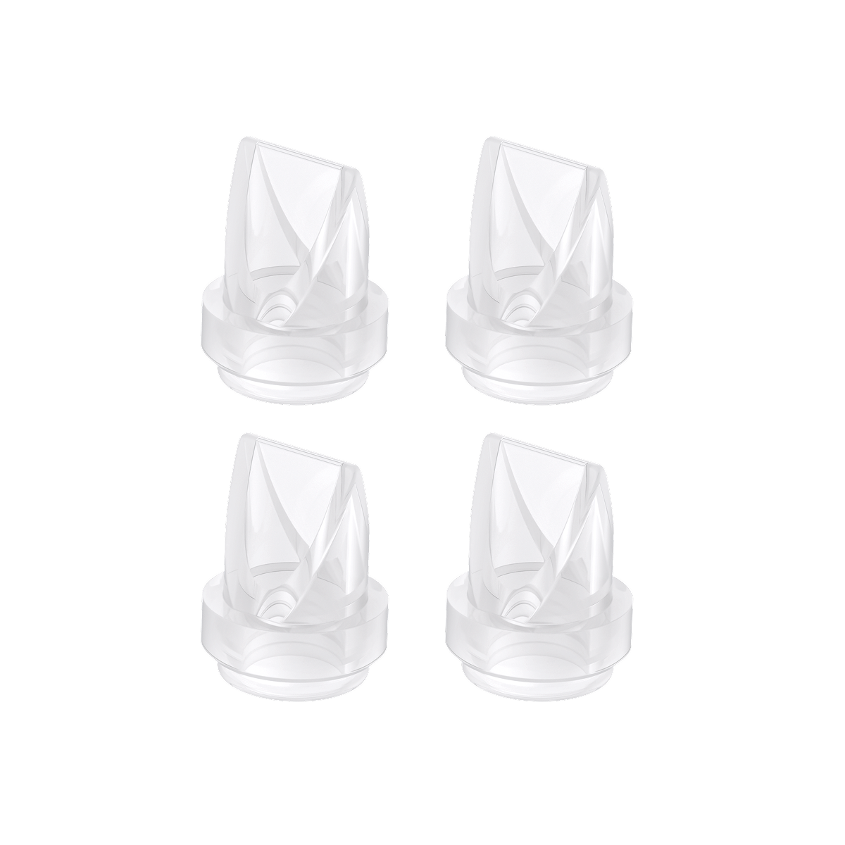 eufy Replacement Wearable Breast Pump Duckbill Valves 4-Pack for E10, E20, S1, S1 Pro