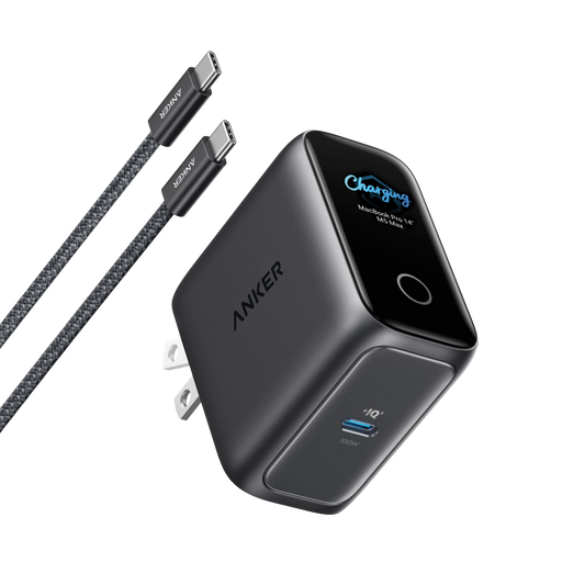 Anker 100W USB-C GaN Charger (Battery Care and Smart Display)