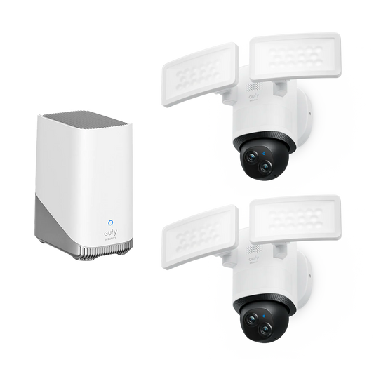 Floodlight Camera E340 (2-Cam Pack) + HomeBase S380