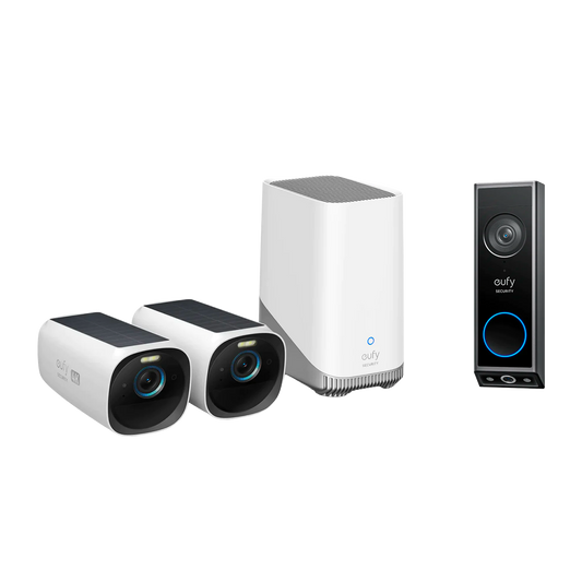 eufyCam S330 (eufyCam 3) + Video Doorbell E340