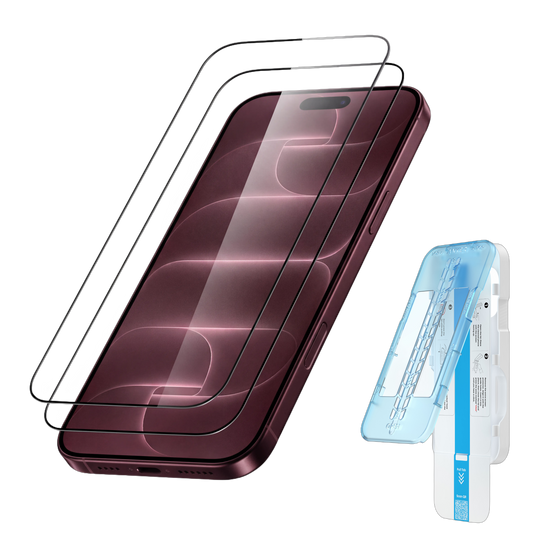 Anker Tempered Glass Screen Protector (ShieldX, 2-Pack) for iPhone 18 Pro/Max & 17 Pro/Max
