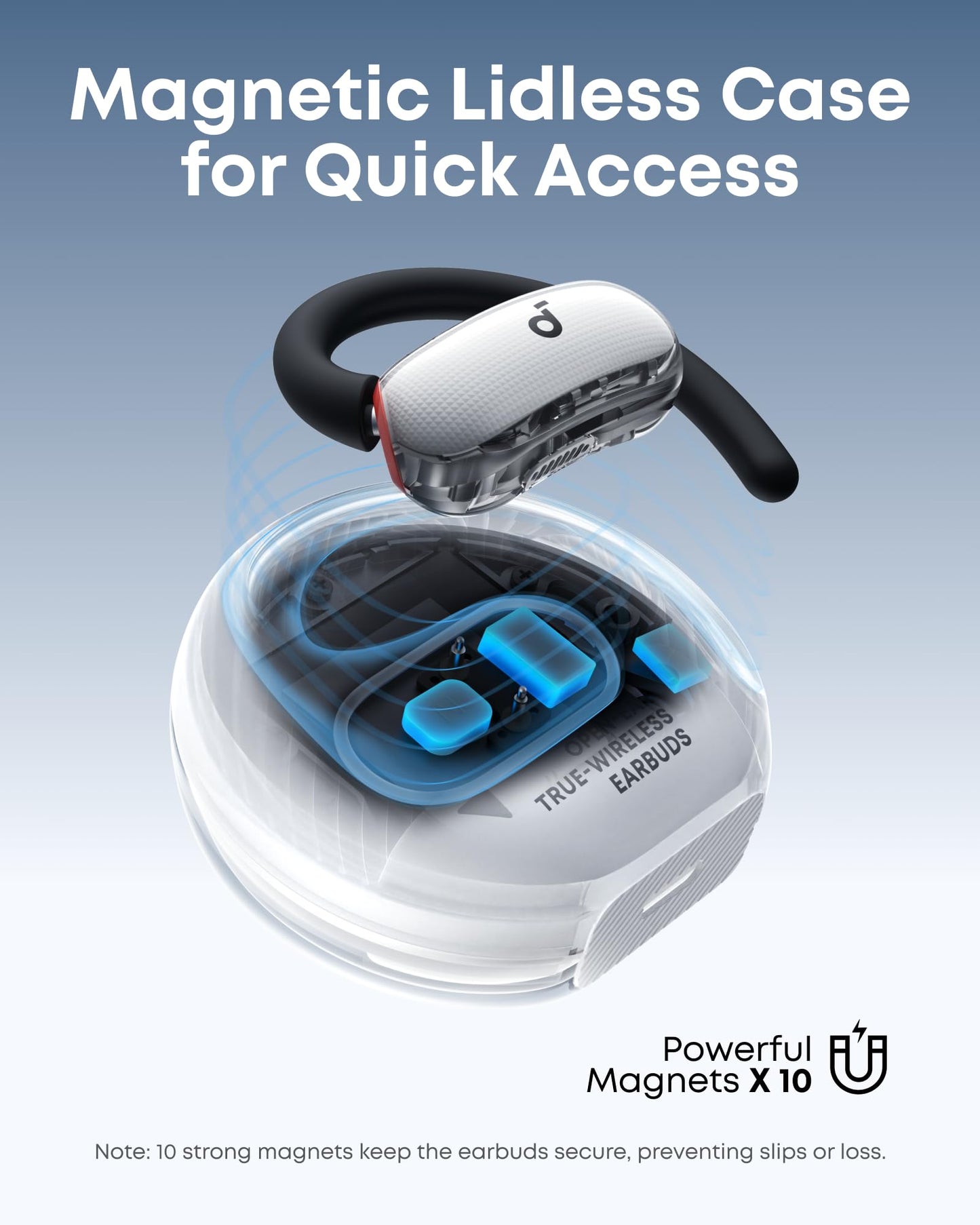 soundcore V40i | Comfortable Fit and Clear Sound, Lidless Case