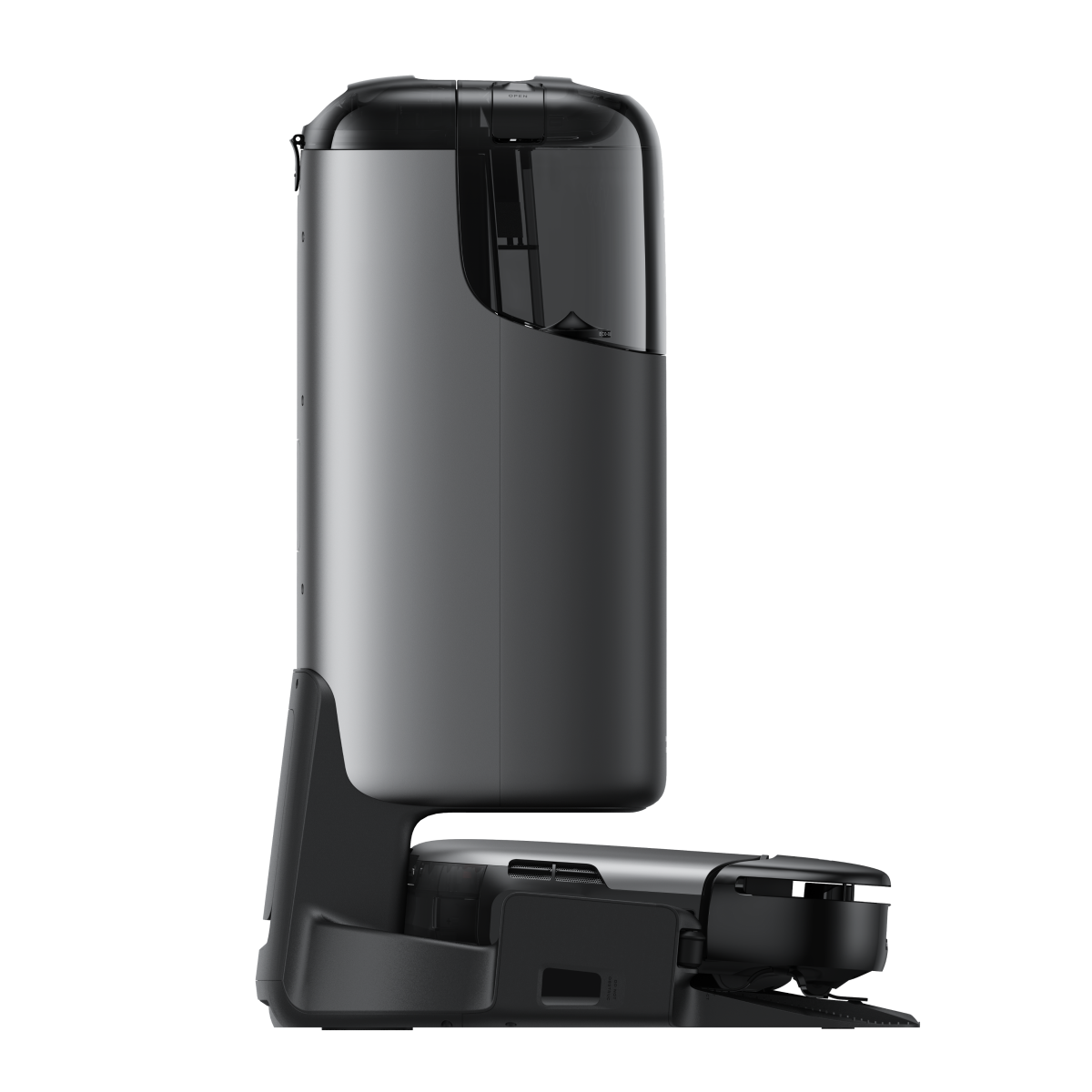 eufy Omni S1 Pro vacuum and mopping robot side view