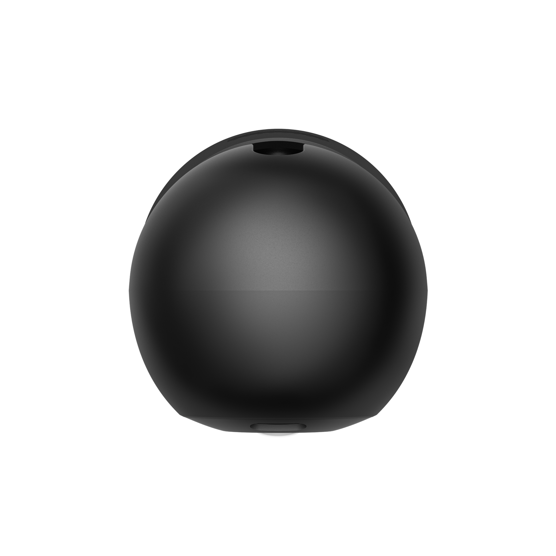 eufy black sphere camera with sleek design
