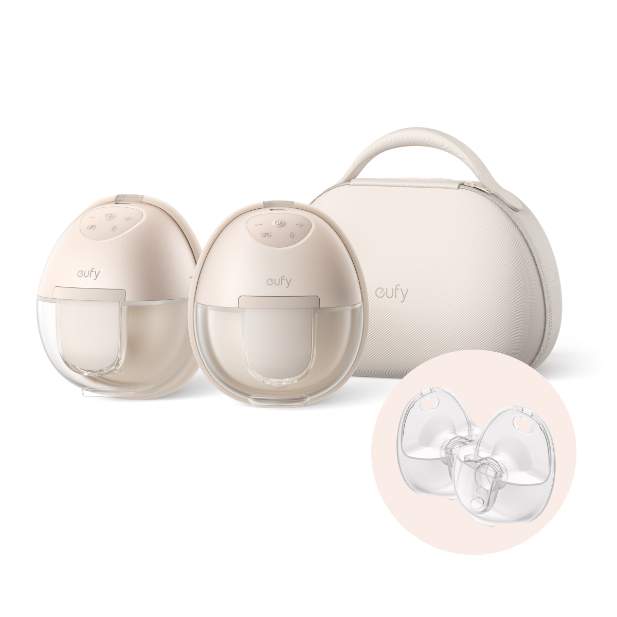 eufy Breast Pump S1 Pro + Original Milk Container (2-Pack)