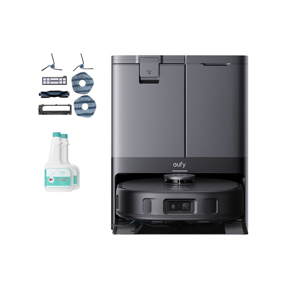 eufy X10 Pro Omni +Replacement Parts Kit+2 Bottles of eufy Floor Cleaning Solution