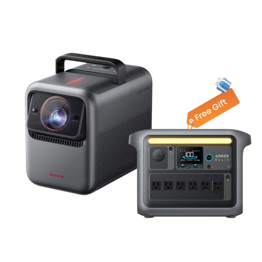 NEBULA X1 4K Projector + 1,056Wh Portable Power Station (Lightning Deals)