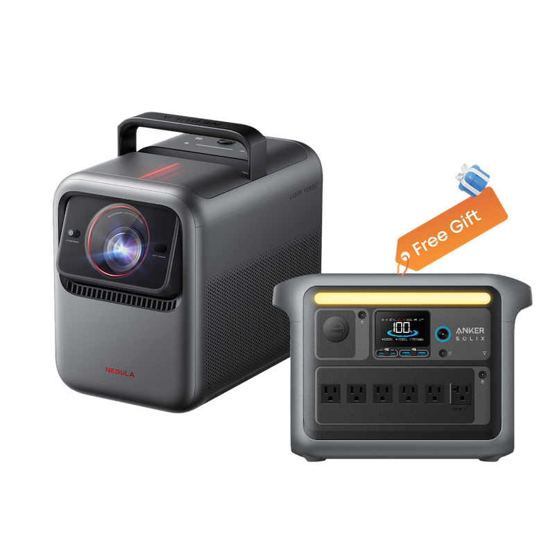 NEBULA X1 4K Projector + 1,056Wh Portable Power Station