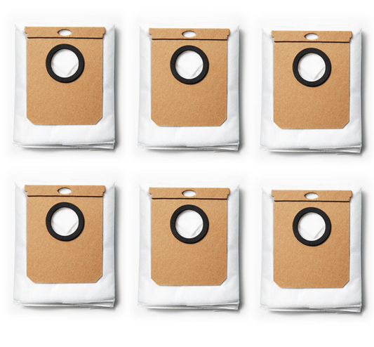 6 Replacement Dustbags, Compatible with L50 with Self-Empty Station, L60 with Self-Empty Station